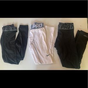 3 Men’s Nike Pro Tights